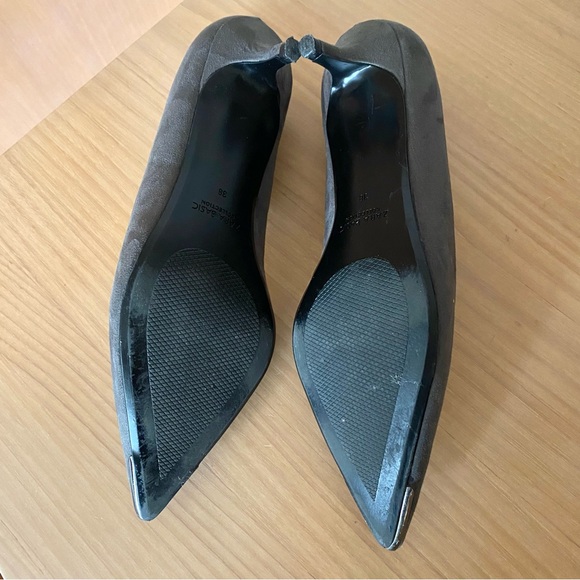 Zara faux suede kitten heels grey - Picture 7 of 8